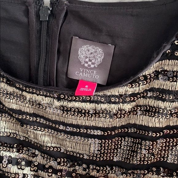 Vince Camuto Beaded Cocktail Dress size 6 - Picture 7 of 14